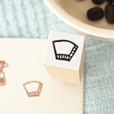 tugumi ラバースタンプ コーヒーフィルター 縦8.8mm×横11.2mm