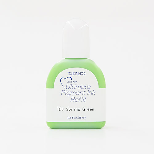ツキネコ アートニック 補充インク スプリンググリーン インカー アルチメイト ピグメントインカー RV106