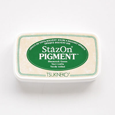 ツキネコ ステイズオン ピグメント シャムロックグリーン SZ-PIG-051 顔料系インク StazOn PIGMENT Shamrock Green