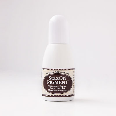 ツキネコ ステイズオン ピグメントインカー チョコレートブラウン RZ-PIG-041 補充インク 顔料系インキ StazOn PIGMENT Chocolate Brown