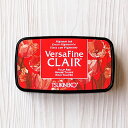 ツキネコ バーサファイン・クレア　チューリップレッド／VersaFine・CLAIR Tulip Red （VF-CLA-702）　真っ赤ではなく橙の残る赤（レッドオレンジ系）