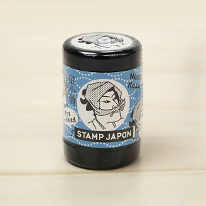 こどものかお 浸透印 スタンプジャポン 鼠小僧 直径25mm 日本 STAMP JAPON Pre-inked