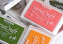 StazOn PIGMENT ステイズオン ピグメント 12カラー 12色 インクパッド 不透明 タイプ スタンプパッド 速乾 金属 プラスチック ゴム 皮 皮革 樹脂 粘土 光沢紙 アート紙 コート紙 写真 ガラス 陶器 布 塗装面 強着