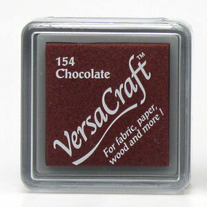 ツキネコ バーサクラフト S サイズ チョコレート　VKS154　（布用スタンプ）