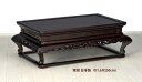 【仕上げ直し完成品】花台 唐木 紫檀 日本製二重天 1.6尺 巾50cm 漆仕上げ 大阪唐木指物 唐木家具 no.8767