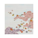 【送料無料+紙箱付】 絹のふろしき 霞小菊 75cm 風呂敷専門店・唐草屋