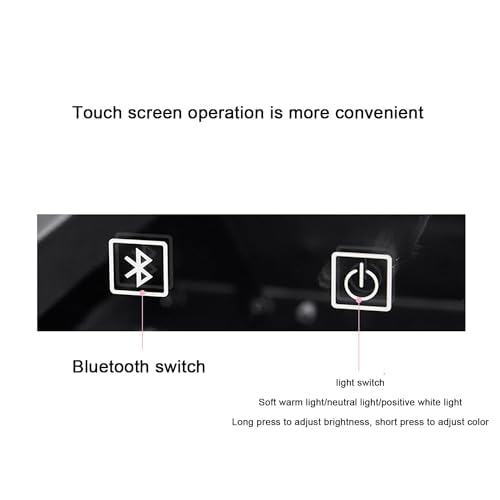 メイクボックス 鏡付き、LEDライト 化粧箱 、キャスターが4個付属しています3色光源 ミニドレッサー、プロフェッショナル3 in 1ロック可能なアルミニウムメイクアップケース、ビューティーサロンや旅行用 karatabi-10011655 UMAYA-Select.TOKYO サンプル画像3