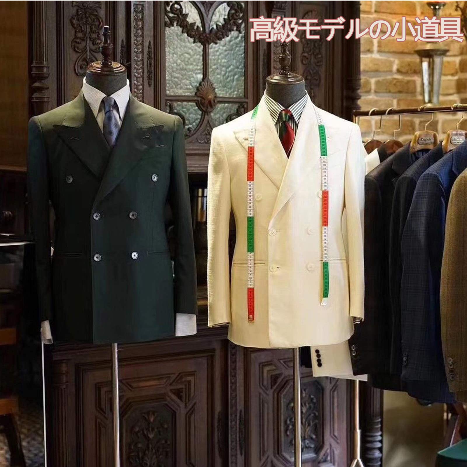 男性トルソー マネキン 紳士服の表示のための男性のマネキン 男性のハーフバストマ...