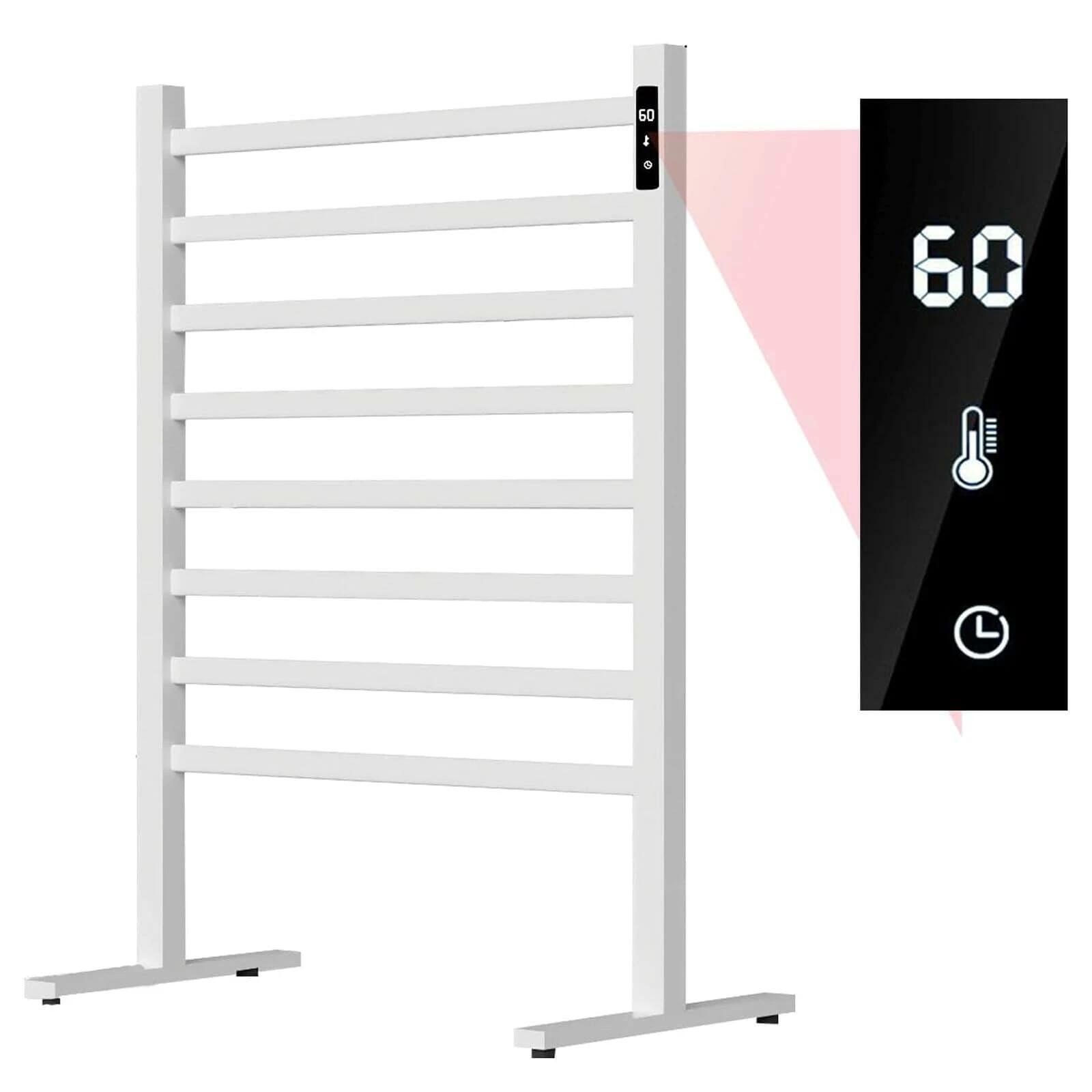 電気タオル掛け 自立型 電気タオルウォーマ 加熱タオルラック 恒温布巾掛け タオルヒーター 乾燥ラック 多段階温度調節 急速加熱 低電力 IPX4防水 タオルウォーマー 浴室用 洗面台 ホテル用