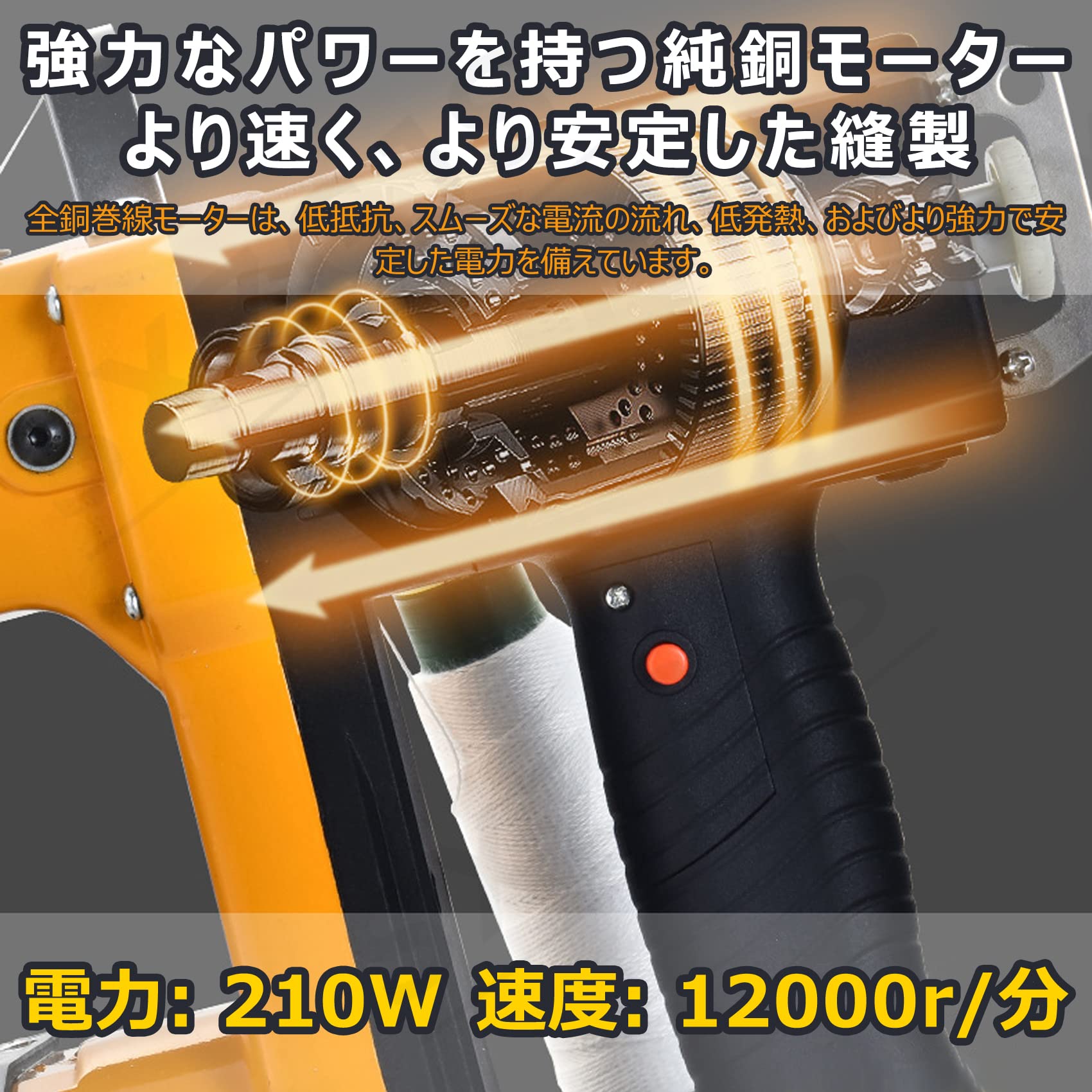 【ポイント2倍!特定商品!1月限定!】ハンドミシン 電気ミシン ポータブル 袋縫ミシ...