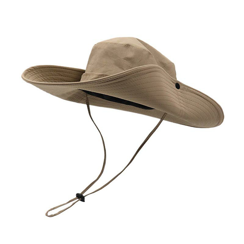 日焼け防止 帽子 男女兼用 アウトドア サンシェード 防水 フィッシャーマン ハット 通気性 日焼け防止 屋外 釣り 釣 帽子 西部カウボーイ 登山