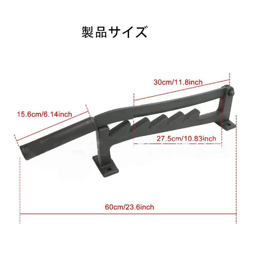 壁掛け薪割り機 薪割り台 屋内または屋外薪割り機 ウッドスプリッターウォールマウ...