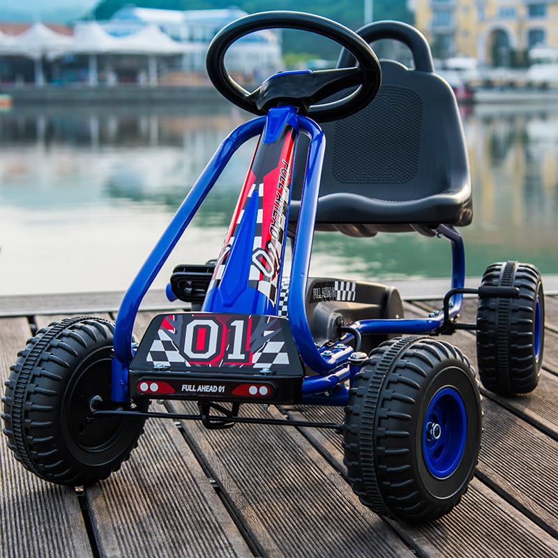 『ポイント3倍!期間限定!』ゴーカート足こぎ ペダルカート ゴーカート 4輪 足こぎ 四輪バギー最新のアップグレード 乗用玩具 子供用 男の子 女の子 キッズ 遊具 おもちゃ 玩具ペダルは3～8歳の男の子や女の子、室内や屋外の遊具に適しています 誕生日 クリスマス (グリーン) 2