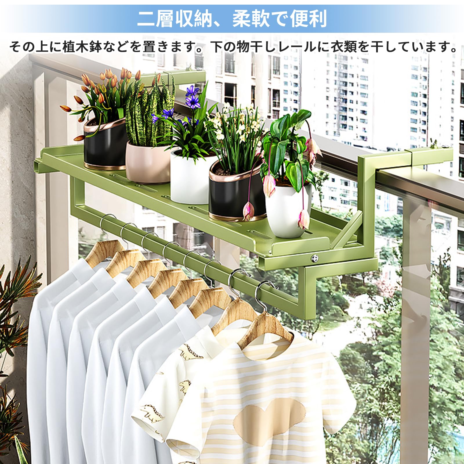 バルコニー テーブル ベランダ テーブル ガーデンテーブル 金属 さまざまな手すりに適しています 屋外 パティオテーブル スペースを節約 バルコニーテーブル 屋外用デッキレール吊り下げテーブル 壁掛け式 屋外サイド A 60x29cm [2]