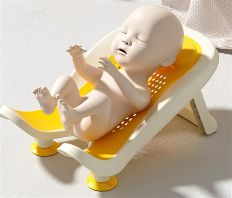 赤ちゃん お尻洗い器 ベビーバスチェア ベビーバス バスチェア 沐浴 新生児 ポータ...