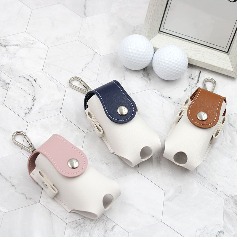ゴルフボールケース 軽量 小物入れ ゴルフ用品 ボールポーチ 薄型マグネット開閉 ...
