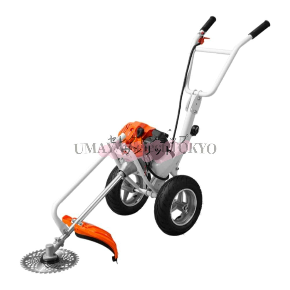 【商品名】手押し草刈り機 エンジン式 可変ハンドル 幅広ゴム輪付き 草よけ板 組み立てが簡単 (2ストローク 52CC 2.5HP）庭 畑 農業用 (44F-5)【価格】47538円【商品名】手押し草刈り機 エンジン式 可変ハンドル 幅広ゴム輪付き 草よけ板 組み立てが簡単 (2ストローク 52CC 2.5HP）庭 畑 農業用 (44F-5)【価格】47538円