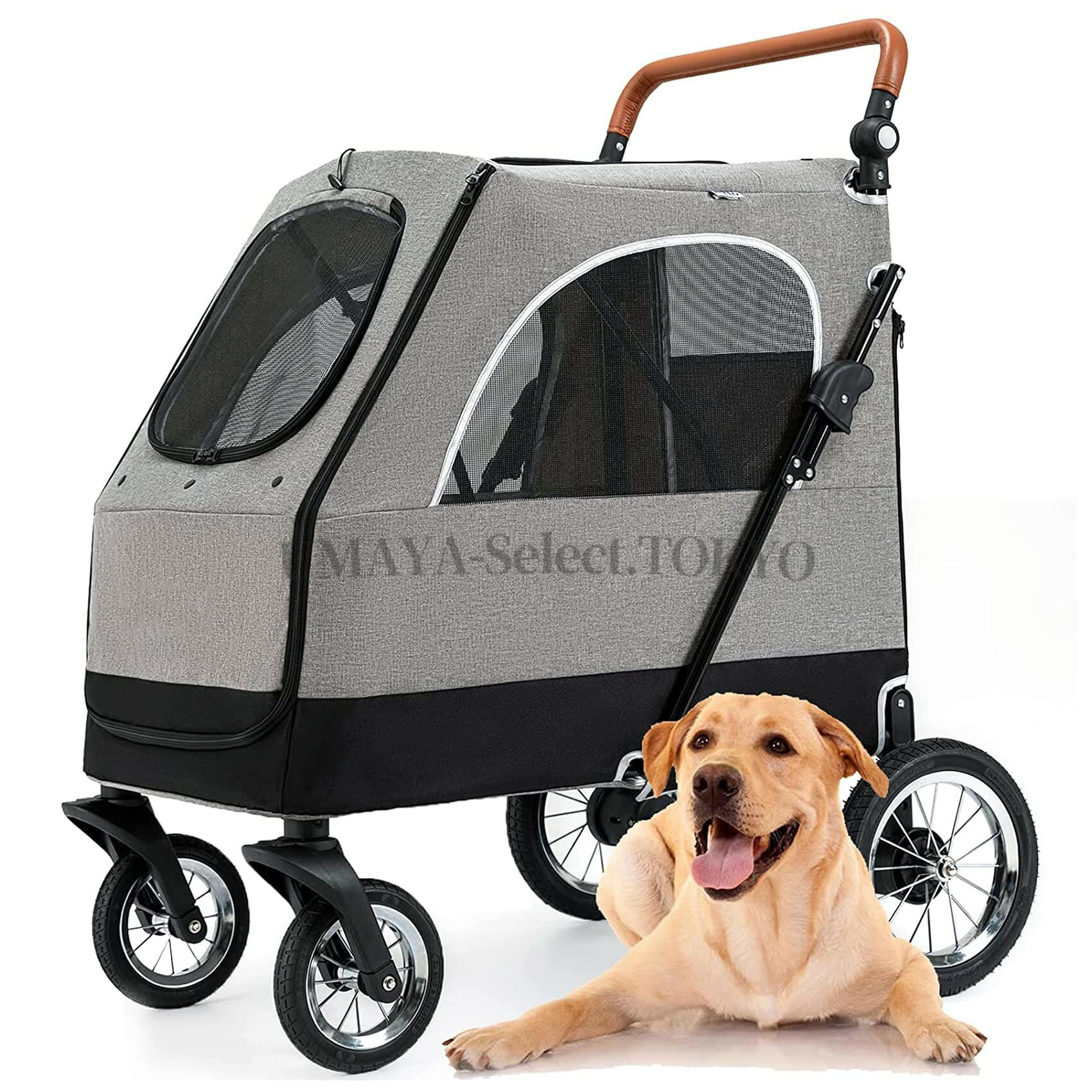 【商品名】大型犬バギー ペットカート 犬用ベビーカー 犬 カート 猫 バギー 大型犬 多頭中小型犬・猫 四輪 多頭用 介護用 多機能 前後で入り可能 ポケット付き 軽量 折りたたみ 組み立て簡単 耐荷重65Kg【価格】62047円【商品名】大型犬バギー ペットカート 犬用ベビーカー 犬 カート 猫 バギー 大型犬 多頭中小型犬・猫 四輪 多頭用 介護用 多機能 前後で入り可能 ポケット付き 軽量 折りたたみ 組み立て簡単 耐荷重65Kg【価格】62047円
