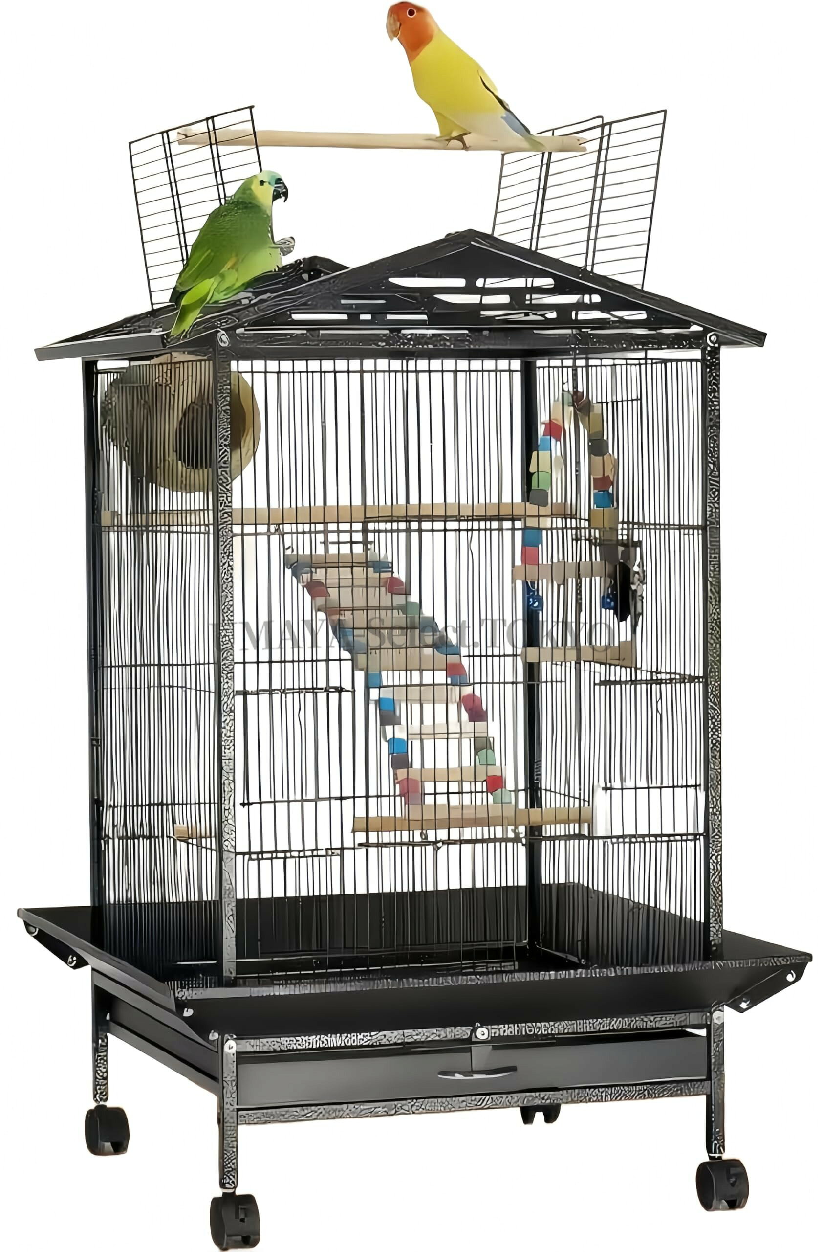 【商品名】鳥ケージ 鳥かご 大型 バードゲージ 高強度 豪華 キャスター付き 簡単に移動できる オウムケージ 複数飼い 餌入れと水入れ付き 引き出しトレー付き お手入れ簡単 オウム ラブバードフィンチインコオカメインコ用【価格】24544円【商品説明】【頑丈で耐久性】この鳥かごは、衝撃に強い鉄条網素材で作られた、外側には無毒の静電塗装を施して、しっかりと安定して、鳥の強力なくちばしに耐えます。愛鳥の健康を守るとともに、優れた防錆防水性能を備えており、悪天候でも長期間使用できるトリカゴです。ご注意：サイズ測定では1-3cmの誤差があります。予めご了承ください。【広々空間で&amp;多機能ゾーニング】鳥かごは、遊びエリア、餌エリア、汚れた隔離エリアの3つのパネルに分かれており、羽を傷つける心配がなく、ストレスの少ない快適な環境を提供します。中大の鳥を簡単に飼うことがで、通気性が抜群、夏も蒸し暑くないです。【移動や掃除が簡単】鳥ケージの底には引き出しトレー設計で、お掃除の時、一回でゴミを出すことできます。スタンドには360°回転キャスター付いており、楽に移動することができます。キャスターにはブレーキが付いていてしっかりと固定できます。【配慮されたデザイン】ケージのワイヤー間隔は1cmで、ペットにとって安全で快適な休憩場所になります。天井部分は開閉可能で、愛鳥とのスキンシップが簡単にで、鳥の飼育の楽しさを体験できます。【セット内容】ケージ本【商品名】鳥ケージ 鳥かご 大型 バードゲージ 高強度 豪華 キャスター付き 簡単に移動できる オウムケージ 複数飼い 餌入れと水入れ付き 引き出しトレー付き お手入れ簡単 オウム ラブバードフィンチインコオカメインコ用【価格】24544円【商品説明】【頑丈で耐久性】この鳥かごは、衝撃に強い鉄条網素材で作られた、外側には無毒の静電塗装を施して、しっかりと安定して、鳥の強力なくちばしに耐えます。愛鳥の健康を守るとともに、優れた防錆防水性能を備えており、悪天候でも長期間使用できるトリカゴです。ご注意：サイズ測定では1-3cmの誤差があります。予めご了承ください。【広々空間で&amp;多機能ゾーニング】鳥かごは、遊びエリア、餌エリア、汚れた隔離エリアの3つのパネルに分かれており、羽を傷つける心配がなく、ストレスの少ない快適な環境を提供します。中大の鳥を簡単に飼うことがで、通気性が抜群、夏も蒸し暑くないです。【移動や掃除が簡単】鳥ケージの底には引き出しトレー設計で、お掃除の時、一回でゴミを出すことできます。スタンドには360°回転キャスター付いており、楽に移動することができます。キャスターにはブレーキが付いていてしっかりと固定できます。【配慮されたデザイン】ケージのワイヤー間隔は1cmで、ペットにとって安全で快適な休憩場所になります。天井部分は開閉可能で、愛鳥とのスキンシップが簡単にで、鳥の飼育の楽しさを体験できます。【セット内容】ケージ本