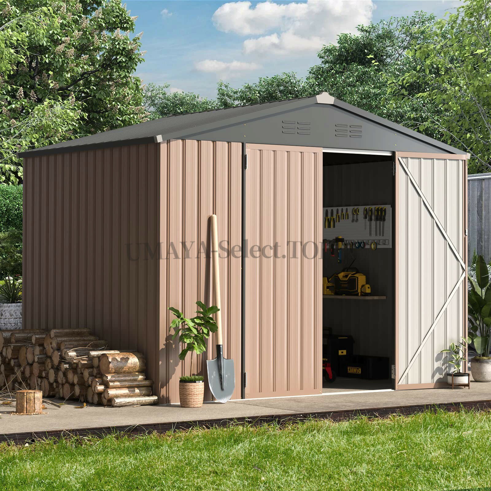 【商品名】6x4フィート 屋外収納小屋 ロック可能な自転車小屋 庭の小屋 裏庭 テラス 芝生用の道具小屋【価格】118957円【商品説明】【収納小屋を選ぶ理由】 は3年間にわたって屋外の金属小屋を販売し、ツール小屋のデザインを継続的に更新、アップグレードしてきました。シェッドをより安定して耐久性にしました。【高いドア設計】 詳細な分析を行い、新しい外部収納小屋を慎重に設計しました。他の74インチの小屋の全体の高さと比較して、当社の77インチの小屋は3.5インチ高くなっています。【人間的なサービス】&nbsp; 取り付け時の怪我を避けるために、特別に手袋を装備し、プロのアフターセールスチームが24時間サービスを提供し、最もプロフェッショナルなサービスを提供します。【多用途】 当社の屋外収納キャビネットは、屋外の小屋としてだけでなく、ペットハウスとしても使用でき、ペットをより安全で暖かい部屋を提供します。箱を保管するための収納室としても使用でき、裏庭を整理整頓するためのゴミ収集室としても使用できます。 裏庭に最適な小屋です。【質問&amp;回答】&nbsp; 1. 製品に損傷がある場合は、写真を撮ってご連絡ください。 24時間以内にご満足いただけるソリューションを提供します。 2. アクセサリーがない場合、お気軽にお問い合わ【商品名】6x4フィート 屋外収納小屋 ロック可能な自転車小屋 庭の小屋 裏庭 テラス 芝生用の道具小屋【価格】118957円【商品説明】【収納小屋を選ぶ理由】 は3年間にわたって屋外の金属小屋を販売し、ツール小屋のデザインを継続的に更新、アップグレードしてきました。シェッドをより安定して耐久性にしました。【高いドア設計】 詳細な分析を行い、新しい外部収納小屋を慎重に設計しました。他の74インチの小屋の全体の高さと比較して、当社の77インチの小屋は3.5インチ高くなっています。【人間的なサービス】&nbsp; 取り付け時の怪我を避けるために、特別に手袋を装備し、プロのアフターセールスチームが24時間サービスを提供し、最もプロフェッショナルなサービスを提供します。【多用途】 当社の屋外収納キャビネットは、屋外の小屋としてだけでなく、ペットハウスとしても使用でき、ペットをより安全で暖かい部屋を提供します。箱を保管するための収納室としても使用でき、裏庭を整理整頓するためのゴミ収集室としても使用できます。 裏庭に最適な小屋です。【質問&amp;回答】&nbsp; 1. 製品に損傷がある場合は、写真を撮ってご連絡ください。 24時間以内にご満足いただけるソリューションを提供します。 2. アクセサリーがない場合、お気軽にお問い合わ