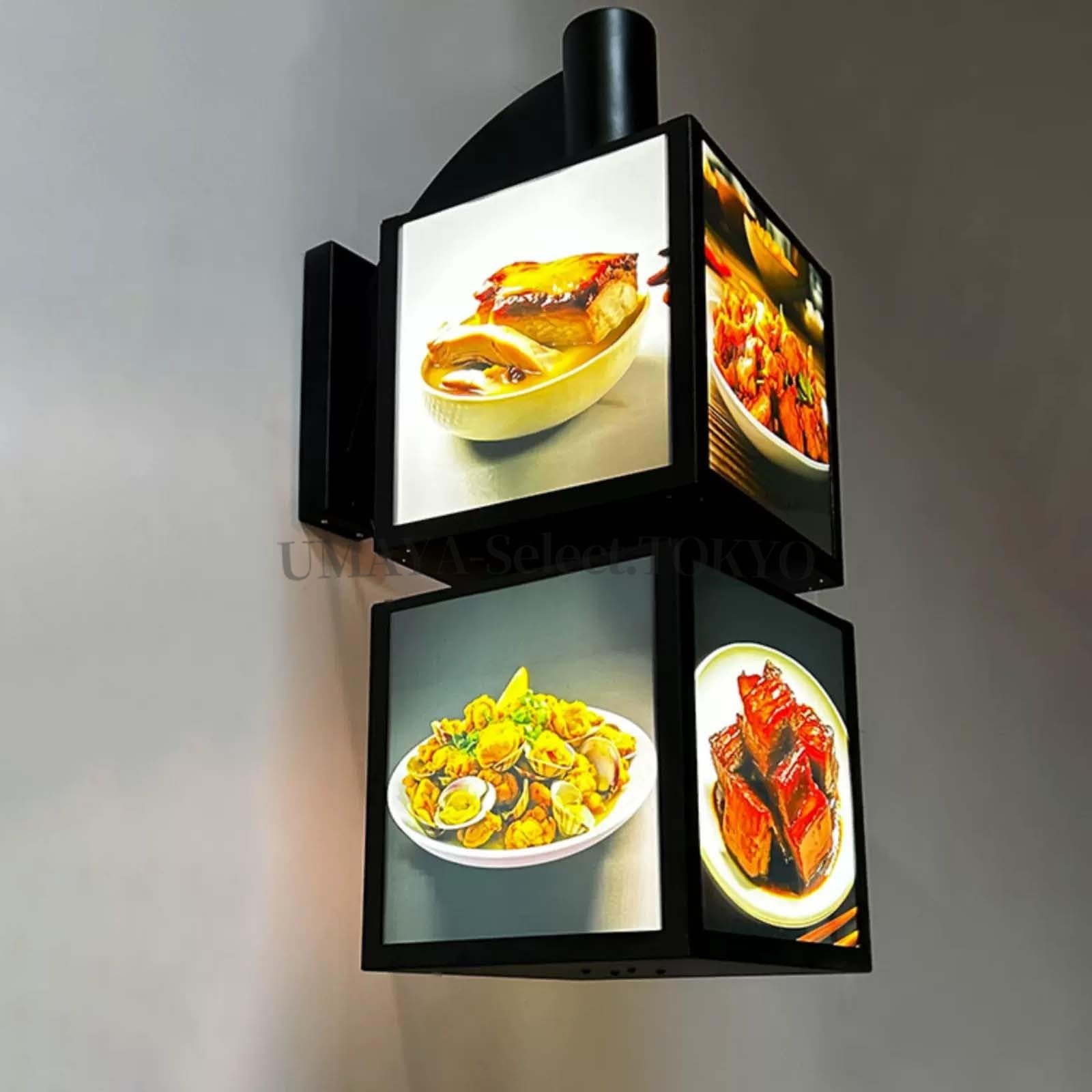 【商品名】電飾看板 ledパネル ネオン看板 看板ランキング 回転可能 led電光掲示板 店舗看板 アクリル板 電光掲示板 照明入り看板 屋外 防水 袖看板 店舗看板 飲食店 カフェ 古着 電灯 街灯 防水 文字の組替可能【価格】52478円【商品説明】360°ダイナミック回転 + 4面3Dディスプレイ：革新的な360度回転構造と4面ディスプレイパネルの組み合わせにより、従来の広告の単一視点の制約を打ち破りました。これにより、ダイナミックスクロールのように、料理や商品情報をフルディスプレイで表示できます。歩行者や店内のお客様など、あらゆる角度から広告を視聴できるため、シームレスなリーチを実現しますLEDフルカラー高輝度システム：ハイエンドLEDライトモジュールを搭載したこのシステムは、均一で豊かな光出力、高解像度、優れた色再現性を実現します。料理の魅力的な色と質感を正確に映し出し、明暗を問わず鮮明で目を引くディテールを維持し、消費者の注目を集めます。全天候型保護のための厚板鋼板ベース：防錆防水加工を施した工業用グレードの厚板鋼板で作られたベースは、強風にも耐え、構造的な安定性を維持するだけでなく、雨や雪などの過酷な天候での長期使用にも耐えます。屋外の出入り口や屋内の壁など、様々な場所への設置に適しており、一般的なライトボックスをはるかに上回る長寿命を実現しています。クイックリリースディスプレイ機構：標準化されたネジ式クイックリリース設【商品名】電飾看板 ledパネル ネオン看板 看板ランキング 回転可能 led電光掲示板 店舗看板 アクリル板 電光掲示板 照明入り看板 屋外 防水 袖看板 店舗看板 飲食店 カフェ 古着 電灯 街灯 防水 文字の組替可能【価格】52478円【商品説明】360°ダイナミック回転 + 4面3Dディスプレイ：革新的な360度回転構造と4面ディスプレイパネルの組み合わせにより、従来の広告の単一視点の制約を打ち破りました。これにより、ダイナミックスクロールのように、料理や商品情報をフルディスプレイで表示できます。歩行者や店内のお客様など、あらゆる角度から広告を視聴できるため、シームレスなリーチを実現しますLEDフルカラー高輝度システム：ハイエンドLEDライトモジュールを搭載したこのシステムは、均一で豊かな光出力、高解像度、優れた色再現性を実現します。料理の魅力的な色と質感を正確に映し出し、明暗を問わず鮮明で目を引くディテールを維持し、消費者の注目を集めます。全天候型保護のための厚板鋼板ベース：防錆防水加工を施した工業用グレードの厚板鋼板で作られたベースは、強風にも耐え、構造的な安定性を維持するだけでなく、雨や雪などの過酷な天候での長期使用にも耐えます。屋外の出入り口や屋内の壁など、様々な場所への設置に適しており、一般的なライトボックスをはるかに上回る長寿命を実現しています。クイックリリースディスプレイ機構：標準化されたネジ式クイックリリース設
