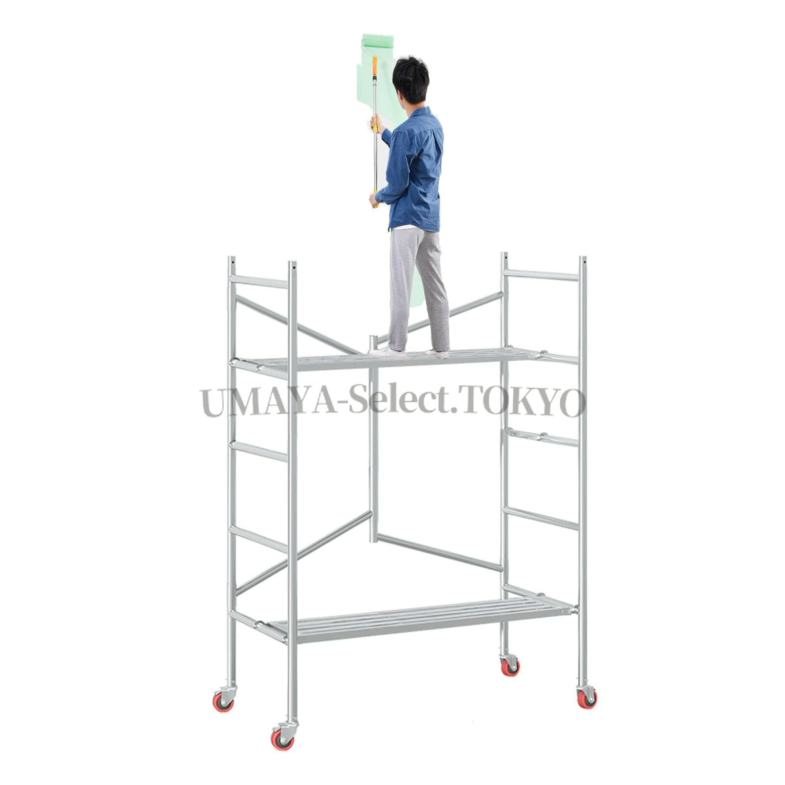 【商品名】【ポイント4倍!7月限定!店舗の人気商品!】足場 高所作業台 ローリングタワー 足場板 作業ステップ 移動作業台 作業用階段 足場 脚立 アルミ制 足場脚立 アルミ足場板 立ち馬 足場台 折りたたみ足場 太い鋼管 組み立て簡単 移動はしご 携帯作業台 滑り止め ワイドツール【価格】41659円【商品説明】【高品質な素材】当社の 足場 高さは自由に調整でき、高低両方で使用できます。同時に, 当社の 足場 は制品は亜鉛メッキから作られており、耐久性のある溶接プロセスは、全体のラウンド溶接は、サポートを強化し、強い荷重、その最大積載量は500キロに達するので、安全性の問題を心配することなく、複数の人々が同時に作業することができます。同時に、彼は2/4箇の方形のペダルを組み合わせて、あなたを施工して更にの便利させます。【360° 折りたたみ ことができる/伸縮する設計】この足場はは360° 折りたたみ ことができる設計を使用して、一人でも操作することができます。折りたたむにしても広げるにしても、非常に便利になります。【360°固定可能、キャスターの移働】360°回転可能なキャスターが4つ搭載されており、簡単に移働でき、簡単に固定することができ、移働にも固定作業にも便利です。【多机能、楽操作】安全で安定した多机能 折りたたみ作業台 プラットフォーム。壁と天井のペンキ、屋外と室内装飾のようなすべての工事の応用に適用して、消防、炭鉱の現場、コンクリートの攪拌ステーションと建筑現場なども含みます。A:【商品名】【ポイント4倍!7月限定!店舗の人気商品!】足場 高所作業台 ローリングタワー 足場板 作業ステップ 移動作業台 作業用階段 足場 脚立 アルミ制 足場脚立 アルミ足場板 立ち馬 足場台 折りたたみ足場 太い鋼管 組み立て簡単 移動はしご 携帯作業台 滑り止め ワイドツール【価格】41659円【商品説明】【高品質な素材】当社の 足場 高さは自由に調整でき、高低両方で使用できます。同時に, 当社の 足場 は制品は亜鉛メッキから作られており、耐久性のある溶接プロセスは、全体のラウンド溶接は、サポートを強化し、強い荷重、その最大積載量は500キロに達するので、安全性の問題を心配することなく、複数の人々が同時に作業することができます。同時に、彼は2/4箇の方形のペダルを組み合わせて、あなたを施工して更にの便利させます。【360° 折りたたみ ことができる/伸縮する設計】この足場はは360° 折りたたみ ことができる設計を使用して、一人でも操作することができます。折りたたむにしても広げるにしても、非常に便利になります。【360°固定可能、キャスターの移働】360°回転可能なキャスターが4つ搭載されており、簡単に移働でき、簡単に固定することができ、移働にも固定作業にも便利です。【多机能、楽操作】安全で安定した多机能 折りたたみ作業台 プラットフォーム。壁と天井のペンキ、屋外と室内装飾のようなすべての工事の応用に適用して、消防、炭鉱の現場、コンクリートの攪拌ステーションと建筑現場なども含みます。A: