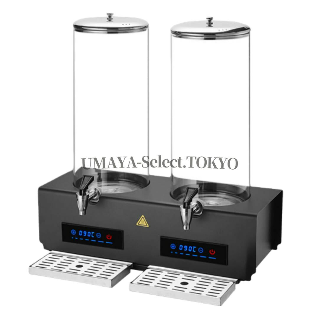乐天商城 - 業務用 家庭用 ドリンクサーバー 11L 大容量 透明バレル 温度表示付き 保冷保温 ジュース ビール ウォーターディスペンサー 蛇口付き タッチ式温度調節可能 ダブルヘッド プロ仕様 パーティー イベント 省スペース 場所を取らない 高耐久設計