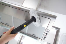 スチームクリーナー用 ハンドブラシ(黒)(ケルヒャー KARCHER 家庭用 スチーム クリーナー オプション 部品 アタッチメント パーツ)