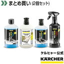 3 in 1洗浄剤　お得な2個セット まとめ買い （ケルヒャー KARCHER 高圧洗浄機 家庭用 高圧 洗浄機 洗浄器 オプション 洗剤 洗浄剤 洗浄液 クリーナー)