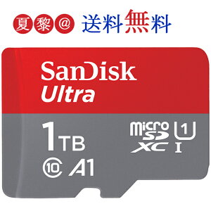 1TB microSDXC SanDisk ǥ UHS-I U1 FULL HD ץŬ Rated A1б R:120MB/s Nintendo Switchưǧ ѥå SDSQUA4-1T00