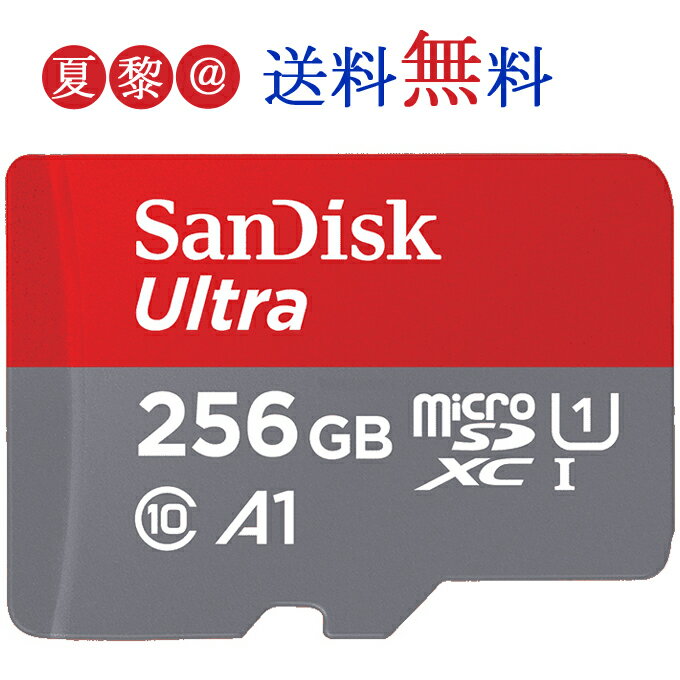 microSDXC 256GB サンディスク SANDISK 海外パッケージ SDSQUAR-256G-GN6MA microSDXCカード サンディスク Class10 UHS-I A1 R:100MB/s マイクロSD