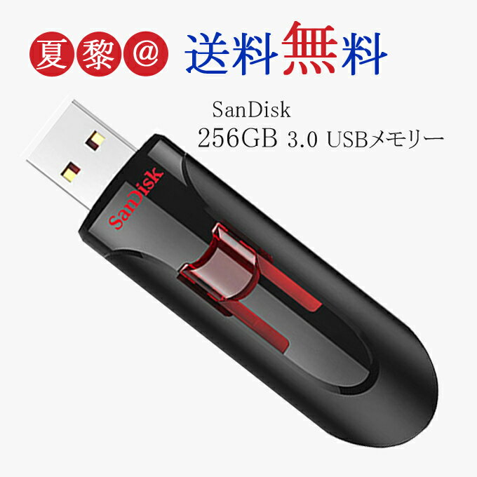 256GB SanDisk USBフラッシュメモリ Cruz