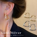 ピアス フープピアス イヤリング 大ぶり ツイスト レディース 大人 かわいい 上品 エレガント ゴールド シルバー プチプライス高見え