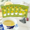 【ポスト投函】ゆず八女茶 個包装 ティーバッグ(5枚)柚子 緑茶 八女茶 夏 カップ用ティーバッグ 水出し|サイダー出し 夏限定 フルーツ 星野製茶園 爽やか ...
