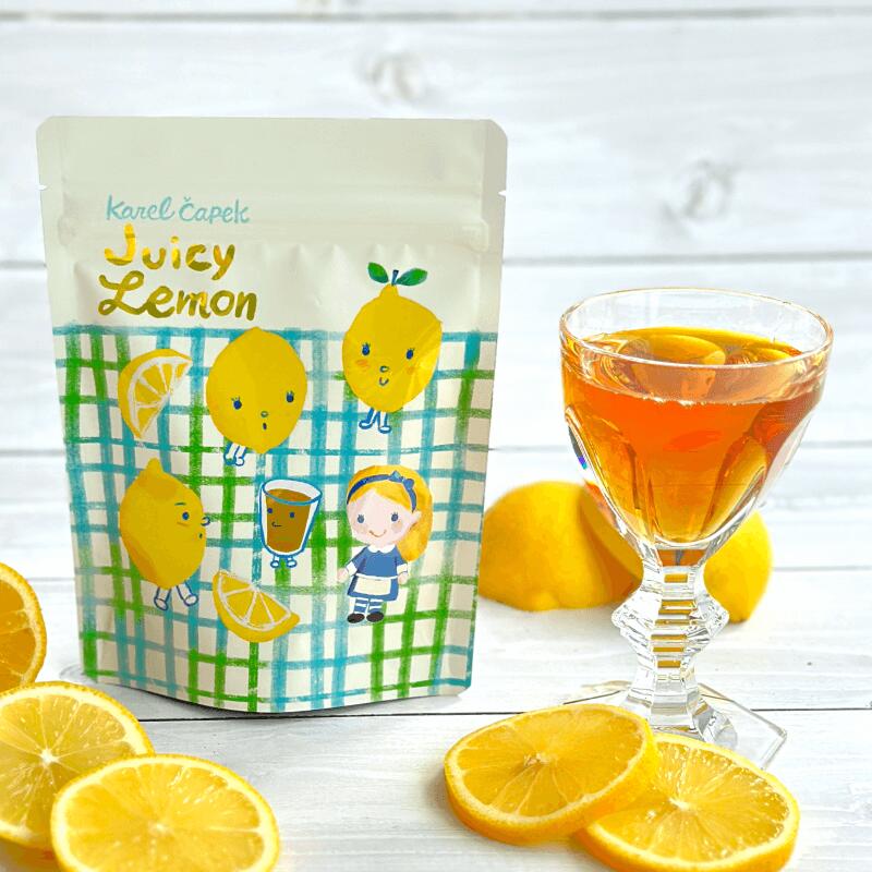 水出し紅茶 ジューシーレモン （24杯分）アイスティー ポット用ティーバッグ │ 新発売 夏 簡単 ティーバッグ スタンドパック スリランカ かわいい レモン │紅茶専門店 カレルチャペック紅茶店のサムネイル