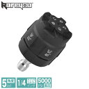 【高品質!5in1異なる噴射角★】高圧洗浄機用5段階調節スプレー ノズルチップ マルチスプレー ノズルヘッド 異なる噴射角 簡単操作1/4クイック接続 汎用マル...