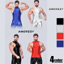 タンクトップ メンズトップス AMORESY/アモレシー 光沢タンクトップ ピッチリ トップス ファッション メンズ ツヤツヤ スベスベ スポーツ ジム ハイネ...