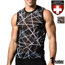 AndrewChristian/アンドリュークリスチャン Naked Truth Capsule See-Through Sleeveless Muscle T...