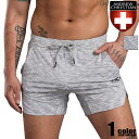AndrewChristian/アンドリュークリスチャン VIBE Workout Shorts ショートパンツ スリット 短パン メンズ ボトムス 1分丈