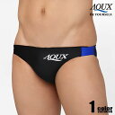 AQUX/アックス Symmetry Speedo Black スイムウェア ビキニブリーフ型 メンズ水着 海水パンツ 海パン 男性水着 ビーチウェア AQUX 競パン aqux