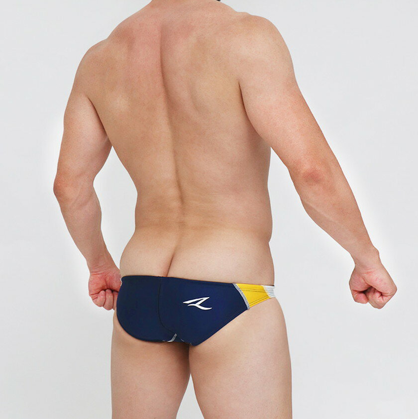 AQUX/アックス V-Side "Navy" スイムウェア 競パン メンズ水着 ビキニ型 海パン 男性水着 ビーチウェア aqux