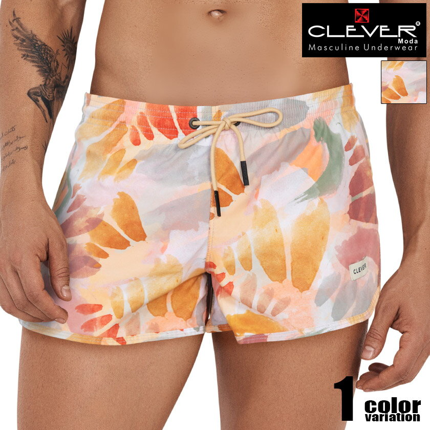 CLEVER/クレバー CANDELA ATLETA SHORT スイムウェア サーフパンツ　ボードショーツ　メンズ水着 海水パンツ　海パン 男性水着 ビーチウェア