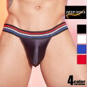 ジョックストラップ メンズ DEEP NOVA/ディープノバ サテン調 Yバック 立体縫製 ジョック 透け 男性下着 メンズ セクシー トリコロールカラー スポ...