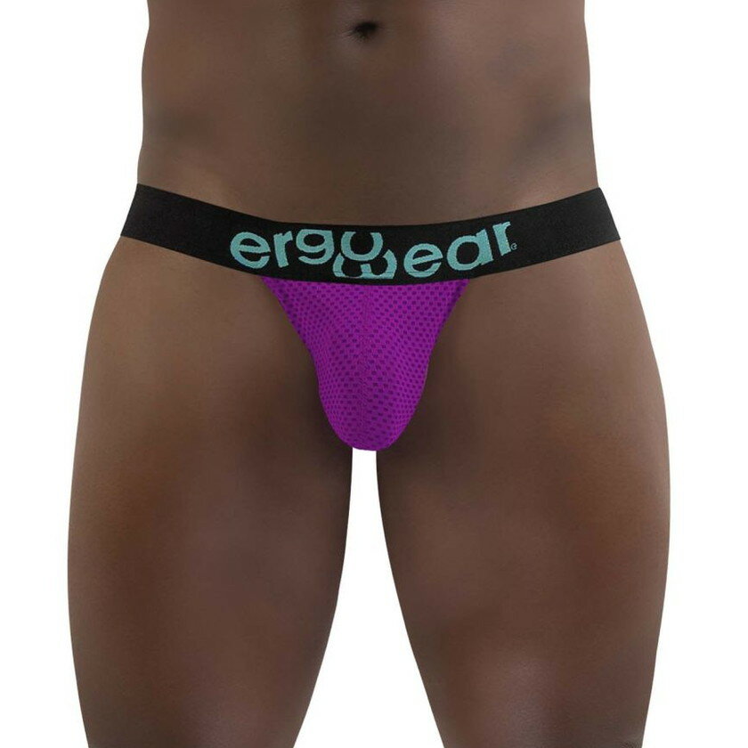 メンズビキニ ブリーフ Ergowear/エルゴウェア MAX Bikini Color Purple メッシュ　通気性 速乾 吸湿 ハイカットレッグ ローライズ 立体縫製 ビキニブリーフ 男性下着　メンズ　パンツ　セクシー 2