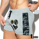 EScollection/イーエス・コレクション ARMY PADDED SPORT SHORTS アミーテーパード スポーツショートパンツ ミリタリー 迷彩 ミリタリーワッペン メンズ 男性 ボトムス ホワイトデー