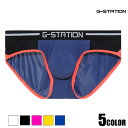 G-Station/ジーステーション Mスキン チラ見せヒップ フルバック ビキニブリーフ 男性下着 メンズ タグレス 薄手