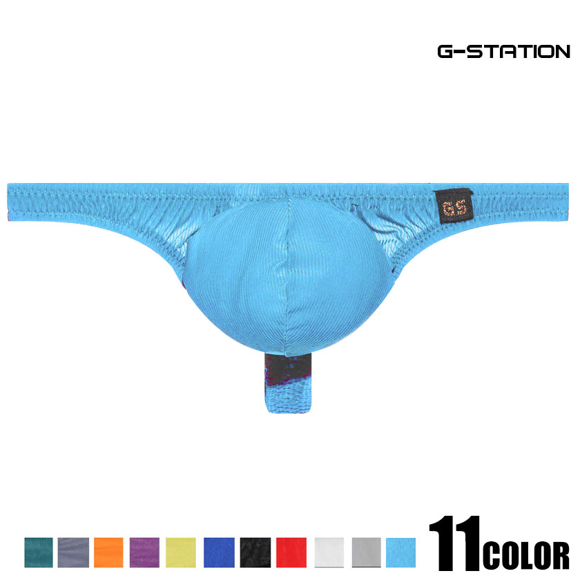 メンズTバック G-Station/ジーステーション 立体縫製 ウルトラライト透けリブ ミニタンガ Tバック メンズTバック メンズ 男性下着 タグレス シースルー
