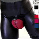 メンズTバック GreggHomme/グレッグ・オム KISSER STRING シースルー アッパーカット 透け メッシュ GストリングTバック 男性下着 メ...