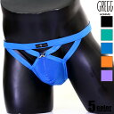 メンズTバック ブリーフ GreggHomme/グレッグ・オム CANDY-X THONG 立体縫製 Tバック 男性下着 メンズ パンツ セクシー