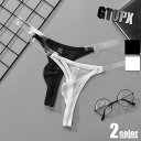 メンズTバック Tバック GTOPX/ジーティーオーピーエックス 男性下着 メンズ パンツ セクシー 柔らかい デイリーインナー スケスケ 透け 薄手 ホワイトデー